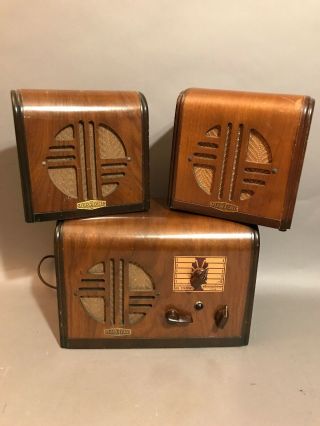 Vintage 1940’s Flash - A - Call Vintage Intercom Radio Model 200 With 2 Remote Units
