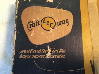 Vintage A.  B.  C Craft Way Wallpaper Tool Kit (American Brush Corporation) /w Paper 2