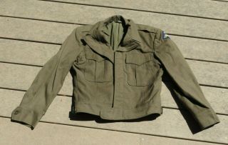Ww2 Us Army Military Wool Eisenhower Ike Jacket Coat Blouse 36s