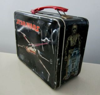 Vintage King Seeley Thermos Co Star Wars Metal Lunch Box 1977 No Thermos
