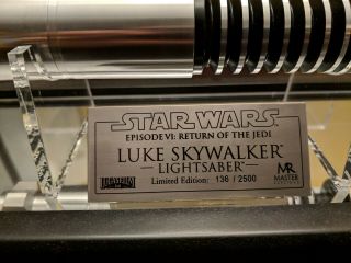 Star Wars Master Replicas Luke Skywalker Lightsaber ROTJ 136 3