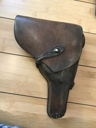 Ww2 Bulgarian P08 Luger Holster Salty Combat Example