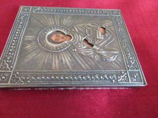 ORTHODOX ICON CHRISTIANITY RELIGION SOLID SILVER 84 HALLMARKED RUSSIAN ICON 3