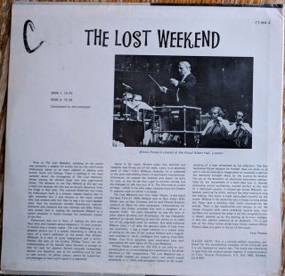 Theremin OST private The Lost Weekend Miklos Rozsa 1945 electronic avant 2