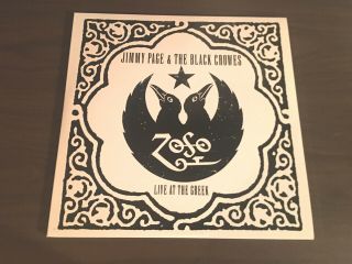 Jimmy Page & The Black Crowes,  Live At The Greek,  3lp,  Rsd 2014,  2000 Limited