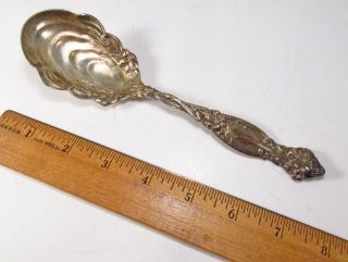 Antique 1903 Simpson Hall Miller Usa Frontenac Sterling Silver Serving Spoon