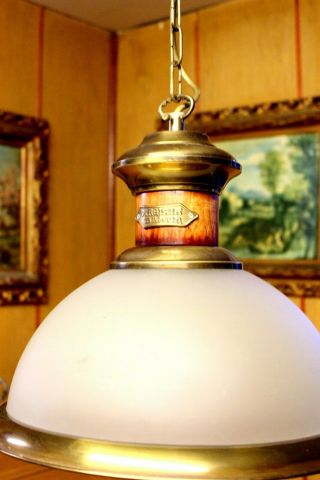 Virginia Beach Vintage Ceiling Lamp Chandelier 1 Light Smoky Glass Shade