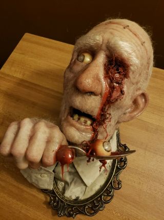 Life Size Bust Old Man Bust Horror Bust