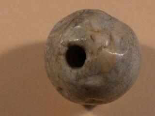 Ancient Solomons Agate Rare Patina Bead 2500 Years Old Asian Minor 9.  2 By 8.  6