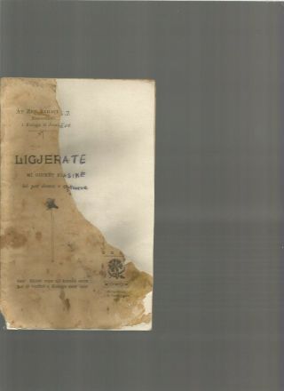 Old Albania Book,  Ligjerate Mi Gjuhet Klasike.  Nga At Zef Saraci,  Shkoder 1920.