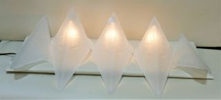 Art Deco Slip Glass Shades For Chandelier And Sconces Set Of 5