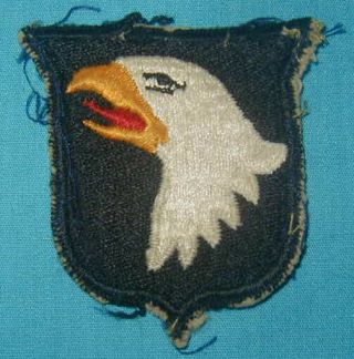 Wwii 101st Airborne Division Patch Paratrooper No Tab - Type 14 ?