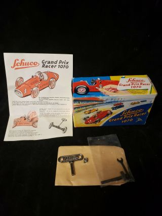 Box Instruction Book Parts Only Vintage Schuco Windup Grand Prix Racer No.  1070