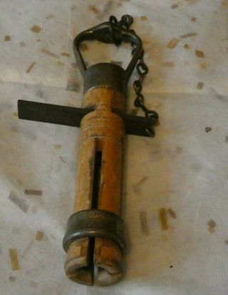 Antique Snooker Cue Tip Replacement Clamp.