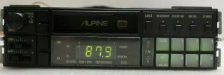 Alpine 7272 Car Stereo Cassette Player Am/fm - Old School Read Add Vintage