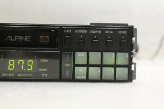 Alpine 7272 Car Stereo Cassette Player AM/FM - Old School READ ADD VINTAGE 3