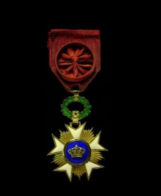 Wwii Belgium Belgian Order Of The Crown Medal – Officer Class (4cl)