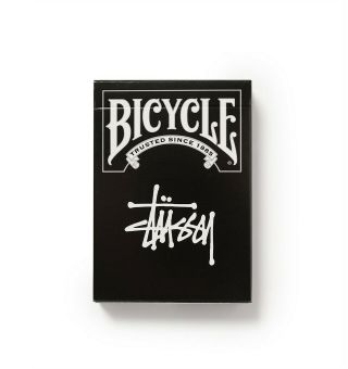 Stussy Black Bicycle Playing Cards Deck Fontaine Wynn Future