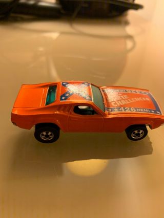 Vintage 1970s Hot Wheels Dixie Challenger 426 Hemi Die Cast Car