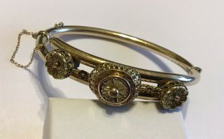 Vintage Victorian Gold Filled Etruscan Wedding Bracelet