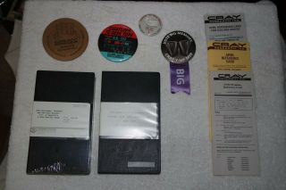Cray Research Inc Collectible Memorabilia - Videos,  Buttons Reference Cards