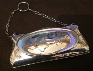 Solid Silver Ladies Evening Purse.  John Gloster B 