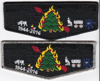 Oa - Lodge 252 Siwinis Flap S - 144 & 145 - 2016 Death Flap Set