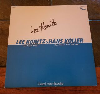 Lee Konitz Plays & Hans Koller Jazz Stars - Vogue (japan) - Autographed