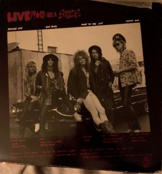 Guns N Roses - - 1986 Live Like A Suicide Vinyl.