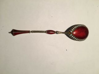 Antique David Andersen Sterling Silver Demitasse Spoons 3