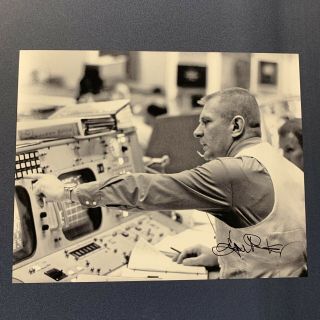 Eugene Kranz Signed 8x10 Photo Nasa Apollo 13 Flight Commander Autographed