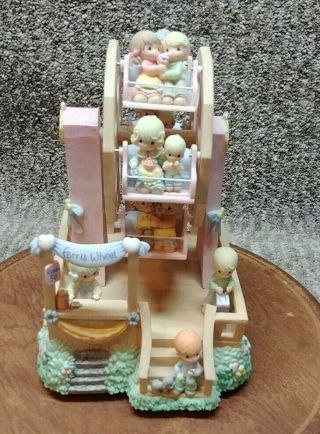 Vintage Precious Moments Musical Ferris Wheel With Demo Video
