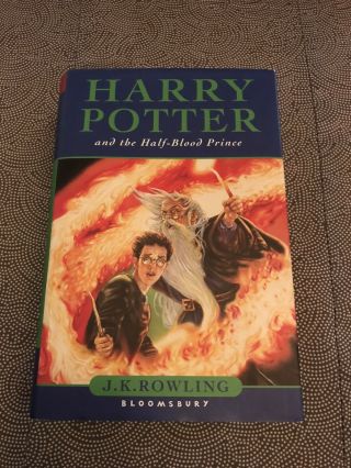 Jk Rowling - Signed Harry Potter & The Half Blood Prince - Hc - W/ Dust Jacket