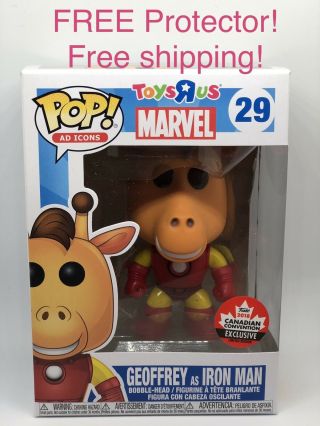 Funko Pop Geoffrey As Iron Man (toys R Us) 29 Canada Convention Exclusive