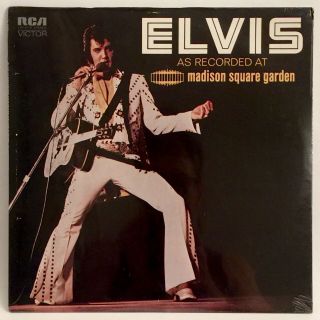 Elvis Presley Live At Madison Square Garden 1972 Factory Lp Rca Lsp - 4776