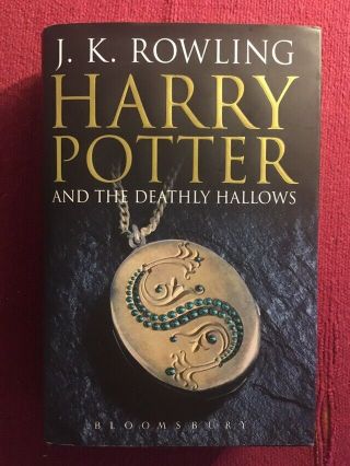 Harry Potter And The Deathly Hallows,  Signed By J.  K.  Rowling And Cast.