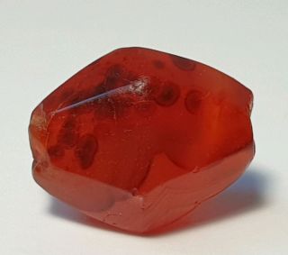 Ancient Rare Carnelian Faceted Agate Bead (12 Sided)