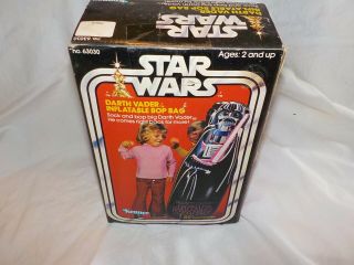 Rare Vintage Star Wars Darth Vader Inflatable Bop Bag - Old Stock