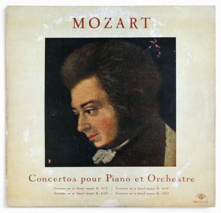Alexander Sellier Mozart Piano Concertos French Club National Cnd 12 Fd 2 Lp