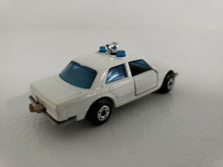 Vintage Matchbox Superfast Police Mercedes 450 SEL Diecast Made in England RARE 2