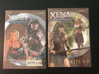Xena Fan Club Kits 1 - 4 & 5 - 7 Dvd Lucy Lawless & Renee O 