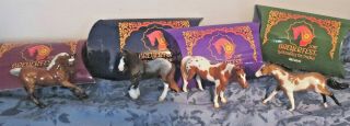 Breyer Breyerfest 2017 Single Day Horses - All 4 - Vivaan Tushar Anaya Mishti