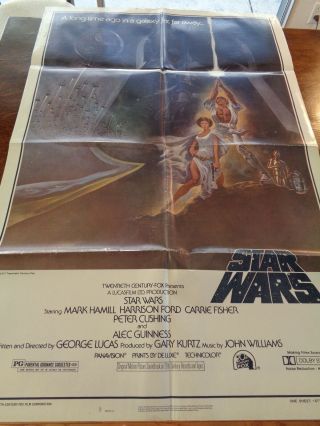 Star Wars 1977 Movie Poster Style A 1 - Sheet George Lucas (episode Iv)
