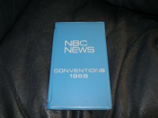 1968 Democratic National Convention Chicago Nbc Notebook