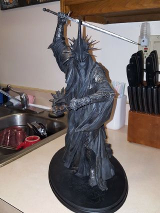 LotR Lord Of The Rings Sideshow Weta Morgul Lord Witch King Statue Large /9500 3