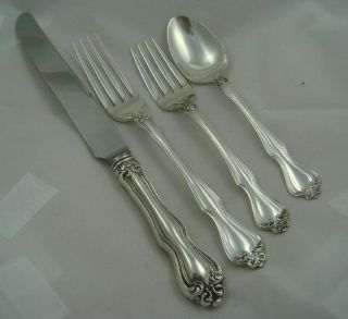 Westmorland George And Martha Sterling Silver Four Piece Setting