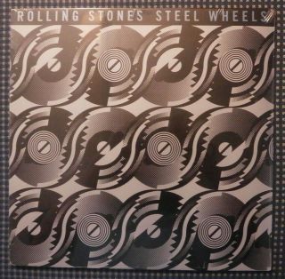 Rare The Rolling Stones Steel Wheels 1989 12 " Vinyl Record Lp
