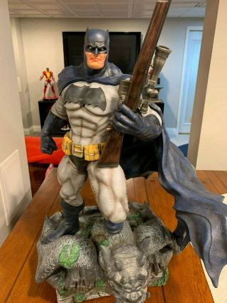 Custom Batman Dk Statue Sideshow Xm 1/4 Scale
