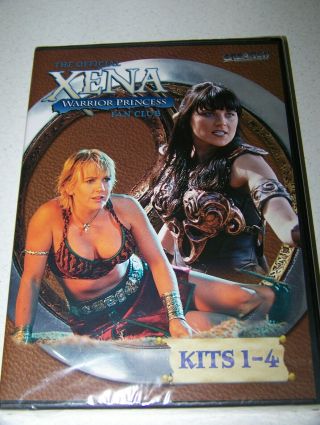 Xena Fan Club Kits 1 - 4 Dvd Lucy Lawless & Renee O 