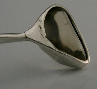 Long Sterling Silver Modernist Arts And Crafts Spoon 1974 Chrystal Set